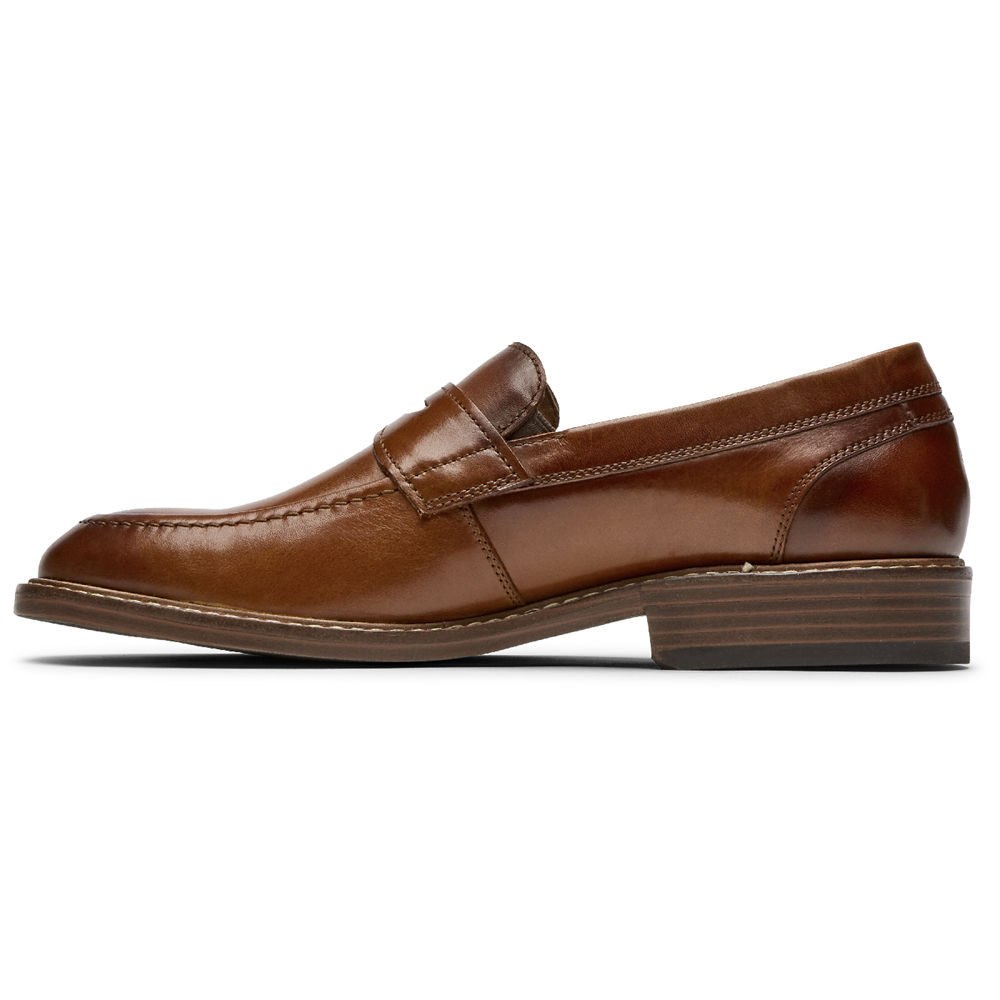 Rockport Loafers Herre Brune - Kenton Penny - HKZS76318